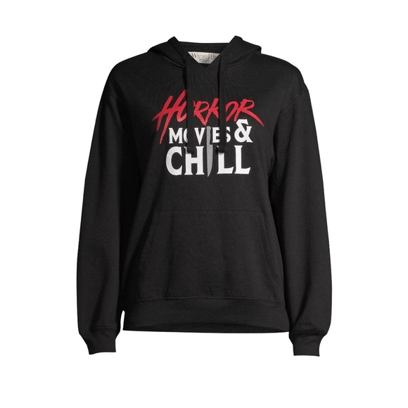 Horror movies & chill Junior Hoodie NWOT - Picture 4 of 4
